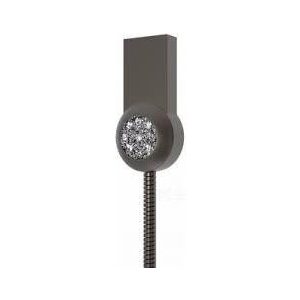 Cablu de date iPhone 8pin, 2.1A, 1m, gri / piatra, conector metalic, Remax RC-085i