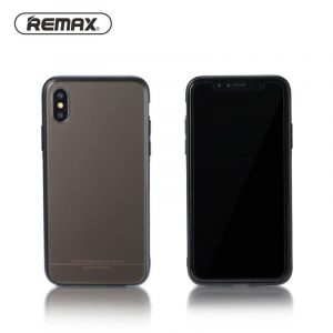 Husa din silicon maro Remax RM-1653 iPhone X / XS (5,8")