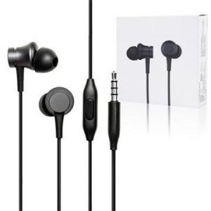 Căști stereo cu fir cu mufă, microfon, negru, Xiaomi Mi In-Ear Piston