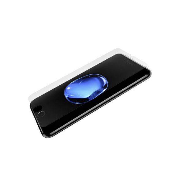 Dotfes E01 iPhone 7 Plus 8 Plus (5,5") pachet folie de sticlă frontală premium (3 folii de sticlă + cadru de montare)