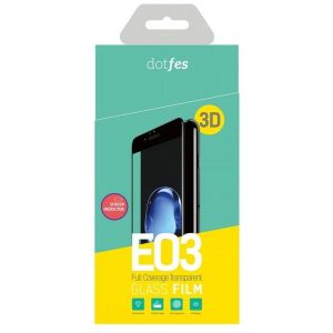 Dotfes E03 iPhone 6 6S Plus (5,5") folie de sticlă premium 3D frontală neagră