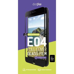 Dotfes E04 iPhone 6 6S (4,7") folie de sticlă premium albă 3D frontală