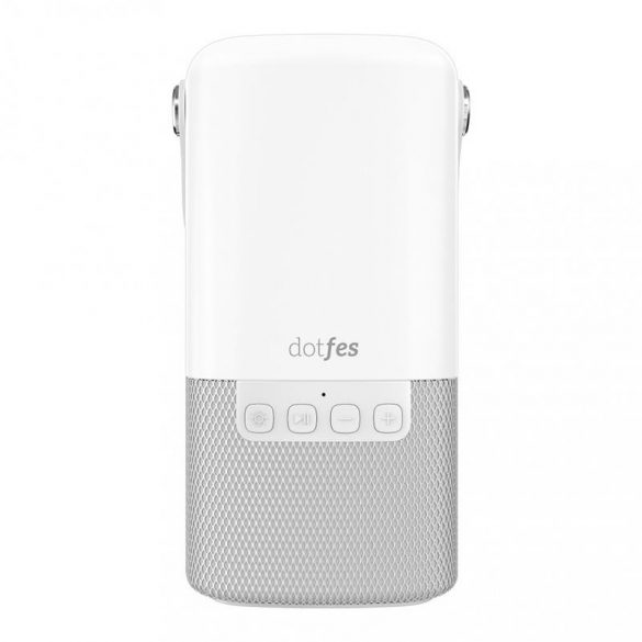 Difuzor bluetooth alb Dotfes H05 + lampă