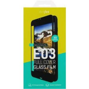 Dotfes E03 Samsung G973 Galaxy S10 negru 3D folie de sticlă premium frontală „decupată”