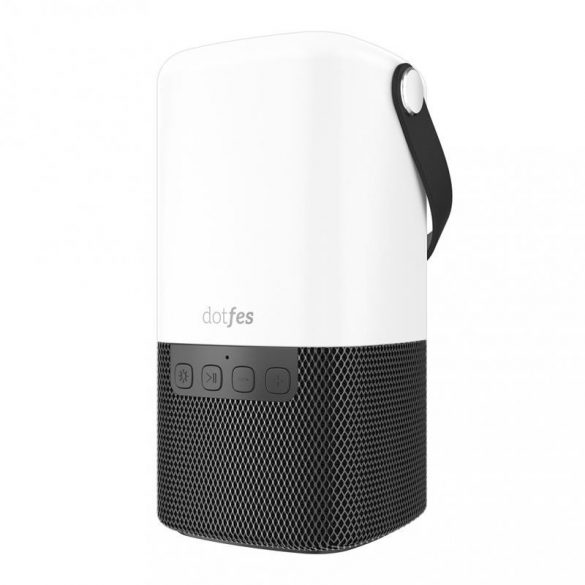 Dotfes H05 negru difuzor bluetooth + lampă