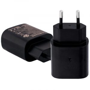 Cap de încărcare rapidă Samsung cu conector Type-C, fabrică, 3A, negru, EP-TA800EBE