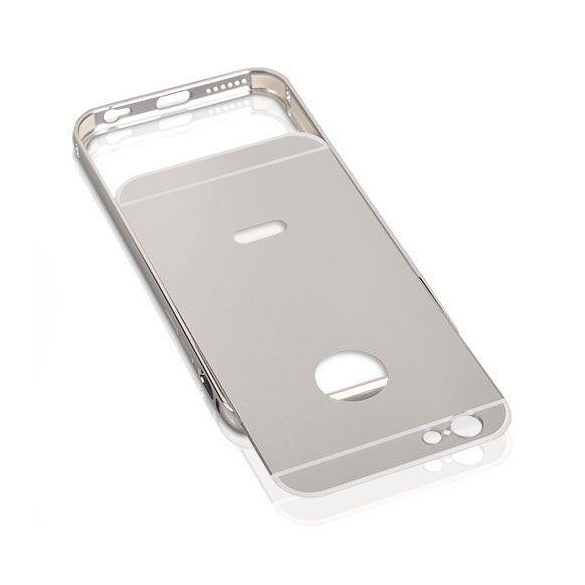 Capacul spate al oglinzii de protecție din aluminiu argintiu pentru Samsung G530 Galaxy Grand Prime G532 Galaxy Grand Prime Plus/ J2 Prime