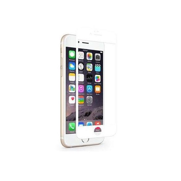 TiPX iPhone 6 6S (4,7") folie de sticlă frontală albă premium de 0,3 mm