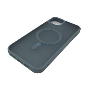 Carcasa din spate iPhone 14 Plus (6.7"), carcasa din plastic/TPU, gri albastru/transparenta, Magsafe