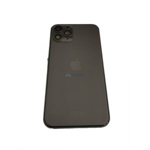 Panoul din spate al dispozitivului iPhone 11 Pro (5.8"), cu lentile camerei/tava SIM, capac pentru baterie, gri, calitate AAA+