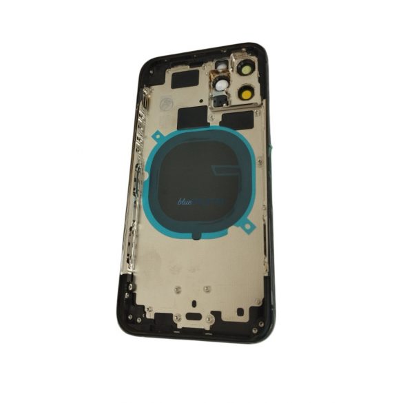 Panoul din spate al dispozitivului iPhone 11 Pro (5.8"), cu lentile camerei/tava SIM, capac pentru baterie, gri, calitate AAA+