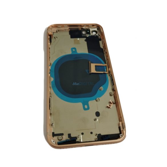 Panoul din spate iPhone 8 (4,7"), cu lentila camerei/tava SIM, capac baterie, auriu, calitate AAA+