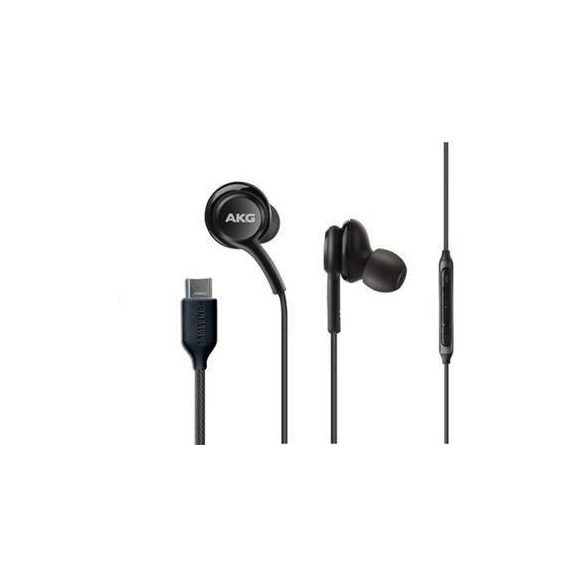 Căști Samsung AKG cu conector Type-C, negru de fabrică, EO-IC100BBE