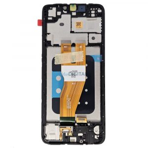 Samsung Galaxy A05 LCD negru + panou tactil cu cadru, SM-A055