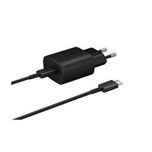 Samsung EP-TA800XBE negru fabrică fabrică putere Type-C încărcător rapid cap 3A 25W + Type-C - Type-C cablu de date ambalate