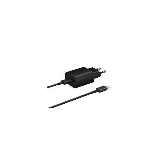 Samsung EP-TA800XBE negru fabrică fabrică putere Type-C încărcător rapid cap 3A 25W + Type-C - Type-C cablu de date ambalate