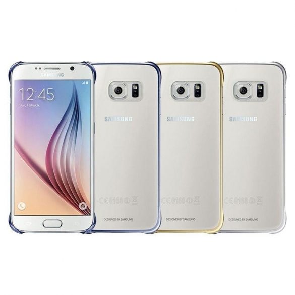 Samsung G920F Galaxy S6 fabrică Husă spate husă (aur, argint, albastru)