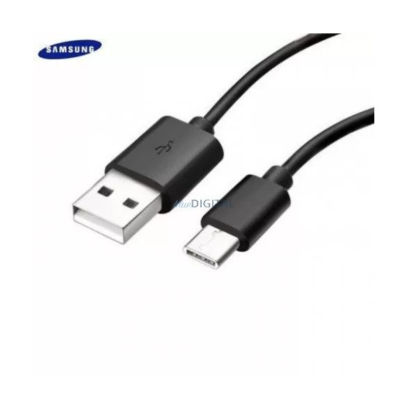 Cablu de date Samsung Type-C, din fabrică, 1,5 m, negru, EP-DG930IBEGWW (ambalat)