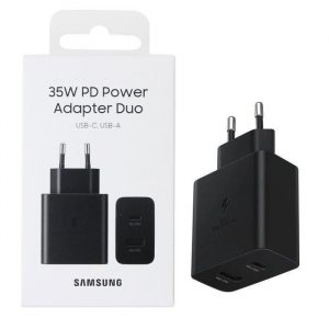 Samsung EP-TA220N negru tip C PD + cap de încărcare rapidă de rețea USB 3A 35W ambalat