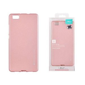 Husa din silicon Mercury i-Jelly Metal Huawei Y6 II rose gold