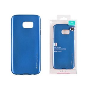 Husa silicon albastra Mercury i-Jelly Metal Samsung G950 Galaxy S8