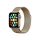 Curea metalică pentru ceas inteligent Mercury gold, Apple Watch 4/5/6/7/SE 42MM