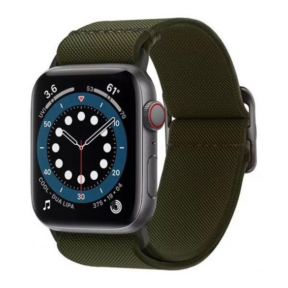 Apple Watch 4/5/6/7/SE, curea ceas inteligent, material textil, verde, 42/44/45mm, Spigen