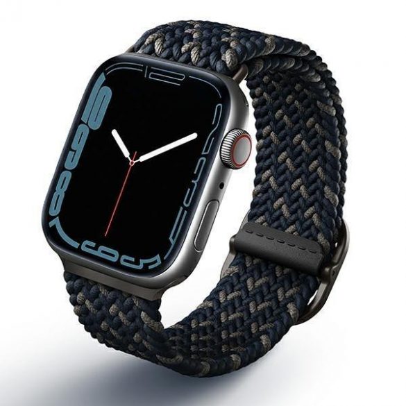 Apple Watch 4/5/6/7/SE, curea ceas inteligent, albastru, împletit, 42/44/45mm, UNIQ