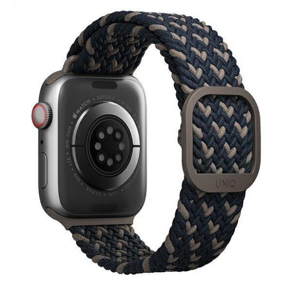 Apple Watch 4/5/6/7/SE, curea ceas inteligent, albastru, împletit, 42/44/45mm, UNIQ