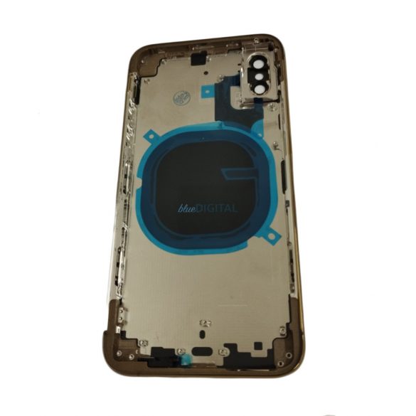 iPhone XS (5.8") Husă spate, cameră cu obiectiv / sim tray, Husă baterie, auriu, calitate AAA+