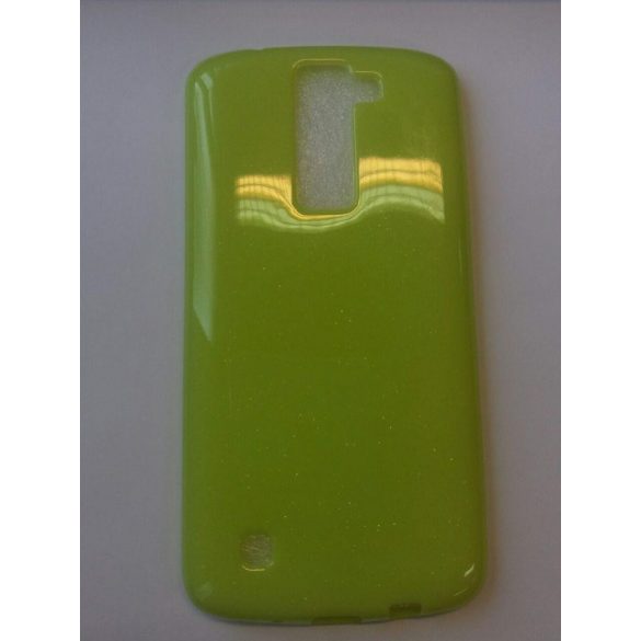 Husa din silicon Candy LG K8 K350N verde lime de 0,3 mm