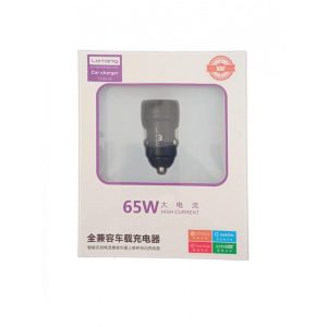 1X USB 65W cap încărcător inimă, negru, Letang LT-CC-15