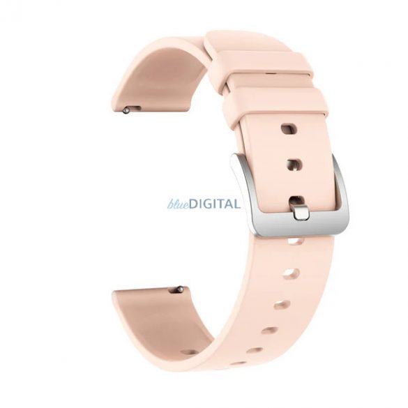 Curea smartwatch Colmi, silicon, auriu, 22mm, Curea din silicon