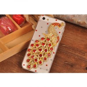 Carcasa tare cu model de piatra rosie pentru iPhone 4 4G 4S 4GS