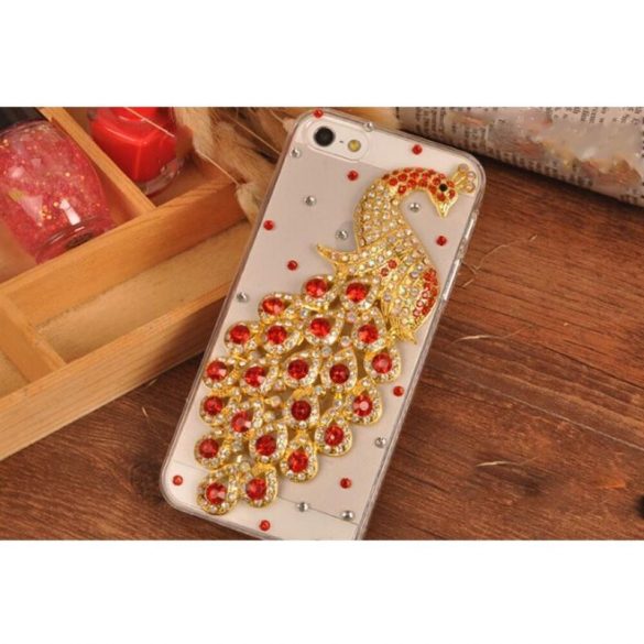 Carcasa tare cu model de piatra rosie pentru iPhone 4 4G 4S 4GS