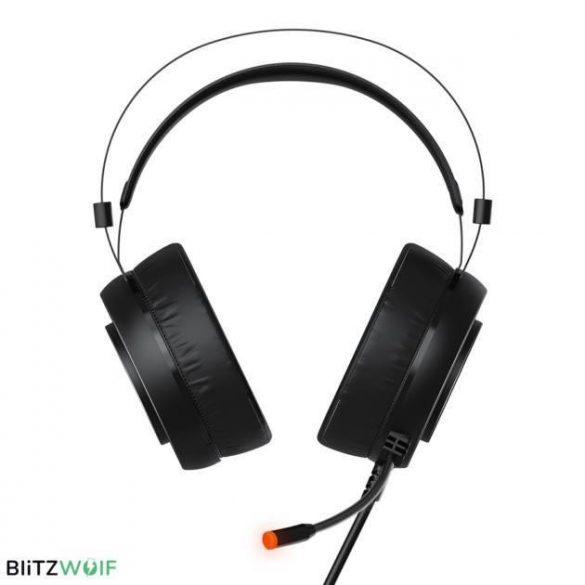 Căști pentru gamer Blitzwolf AIRAUX AA-GB1 de culoare neagră