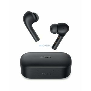 Căști bluetooth stereo cu încărcător, TWS, negru, Aukey EP-T21