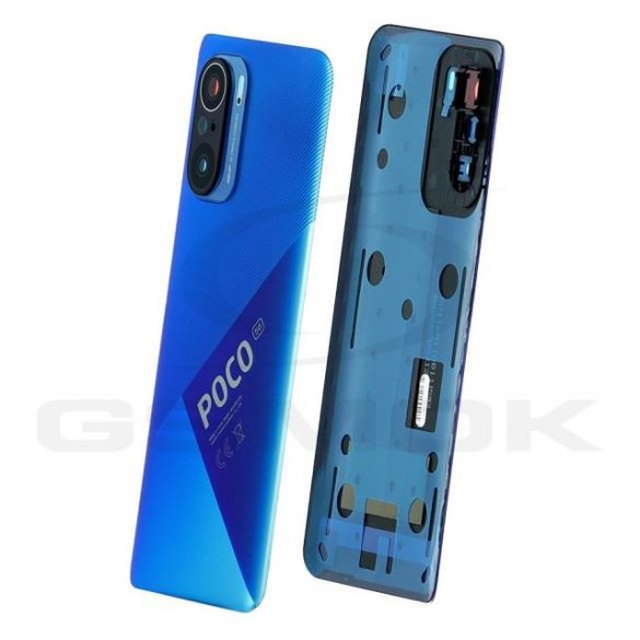 Carcasa capac baterie Xiaomi Poco F3 Ocean Blue 56000Ck11A00 Service Pack original