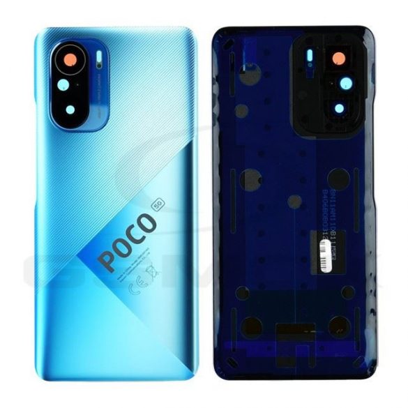 Carcasa capac baterie Xiaomi Poco F3 Ocean Blue 56000Ck11A00 Service Pack original