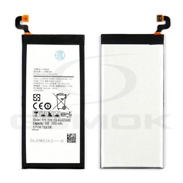 Baterie Samsung G920F Galaxy S6 Eb-Bg920Aba Eb-Bg920Abe 2550Mah