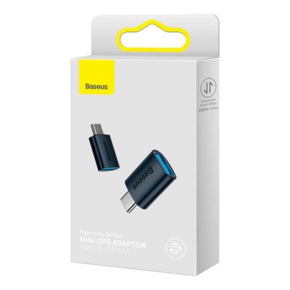 Adaptor de la USB-C la USB-A 3.1 Gen 1 Baseus Ingenuity Series Zjjq000003 Albastru