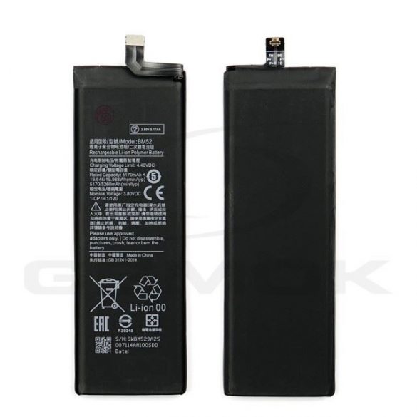 Baterie Xiaomi Mi Note 10 Lite / Mi Note 10 / 10 Pro / Mi 10 Pro Bm52 5260Mah