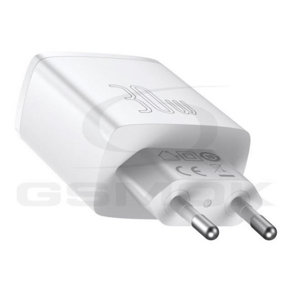 Încărcător de călătorie Baseus Compact 2X Usb / 1X Usb-C 30W 3A Qc Ccxj-E02 Alb