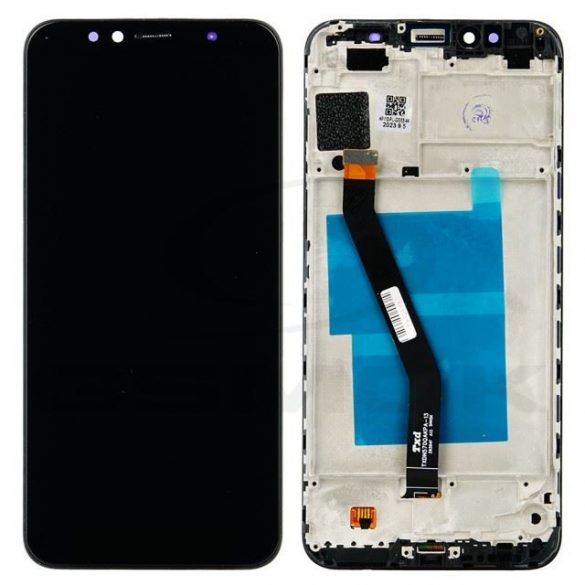 Lcd + Touch Pad Complet Huawei Y6 2018 / Y6 Prime 2018 Honor 7A Atu-Lx3 Atu-L11 Atu-L21 Atu-L22 Negru Cu Cadru Fără Logo [Rmore]