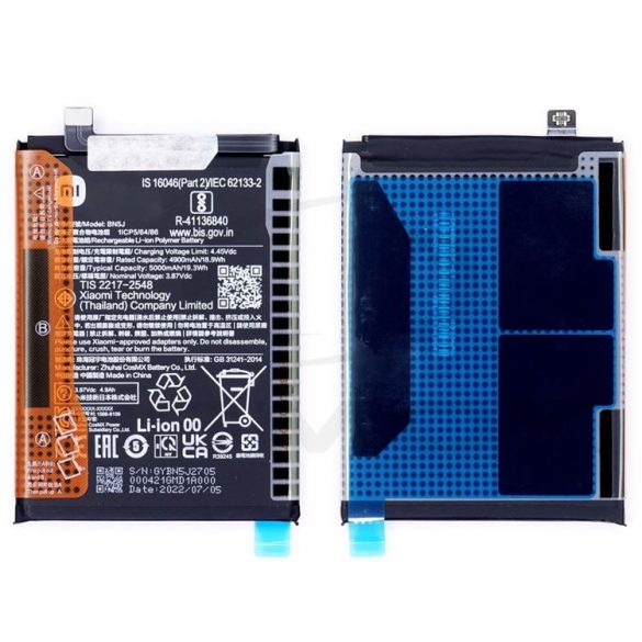 Baterie Xiaomi 12T 5G/12T Pro/Poco X5/Redmi Note 12 5G Bn5J 5000Mah 46020000F41Y Original în vrac