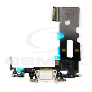 Flex Iphone 8 cu conector de încărcare alb [Rmore]