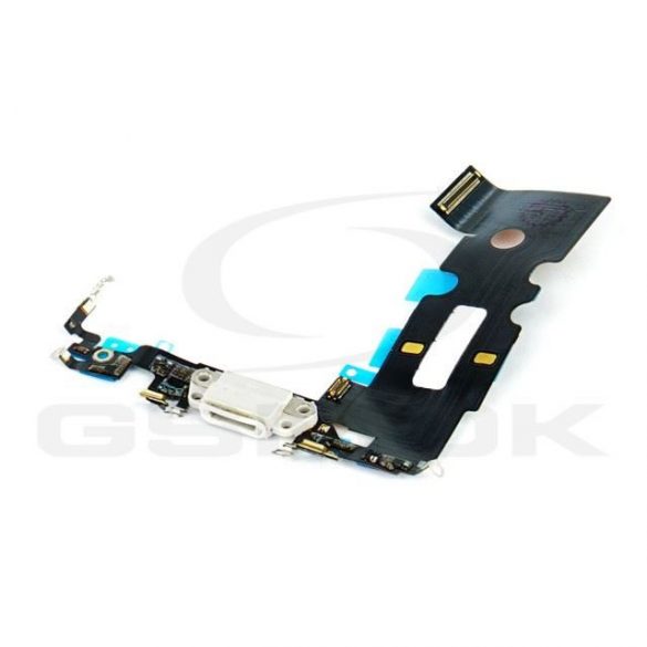 Flex Iphone 8 cu conector de încărcare alb [Rmore]