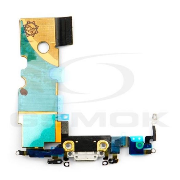 Flex Iphone 8 cu conector de încărcare alb [Rmore]