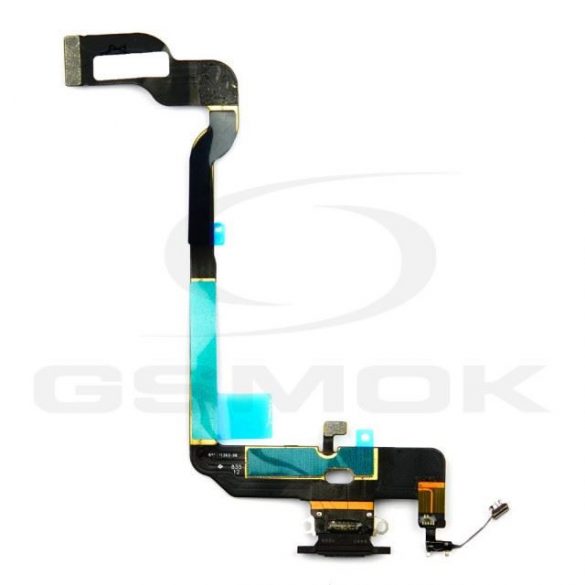 Flex Iphone Xs cu conector de încărcare negru [Rmore]