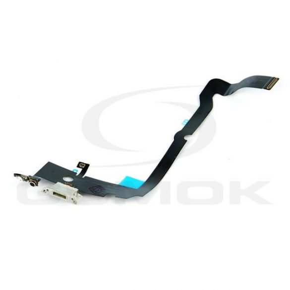 Flex Iphone Xs Max cu conector de încărcare alb [Rmore]